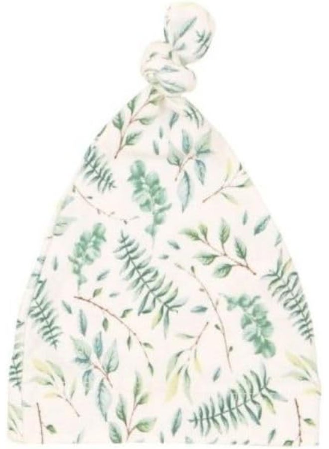 All4Ella Jersey Swaddle & Beanie Set - Leaves - Image 5